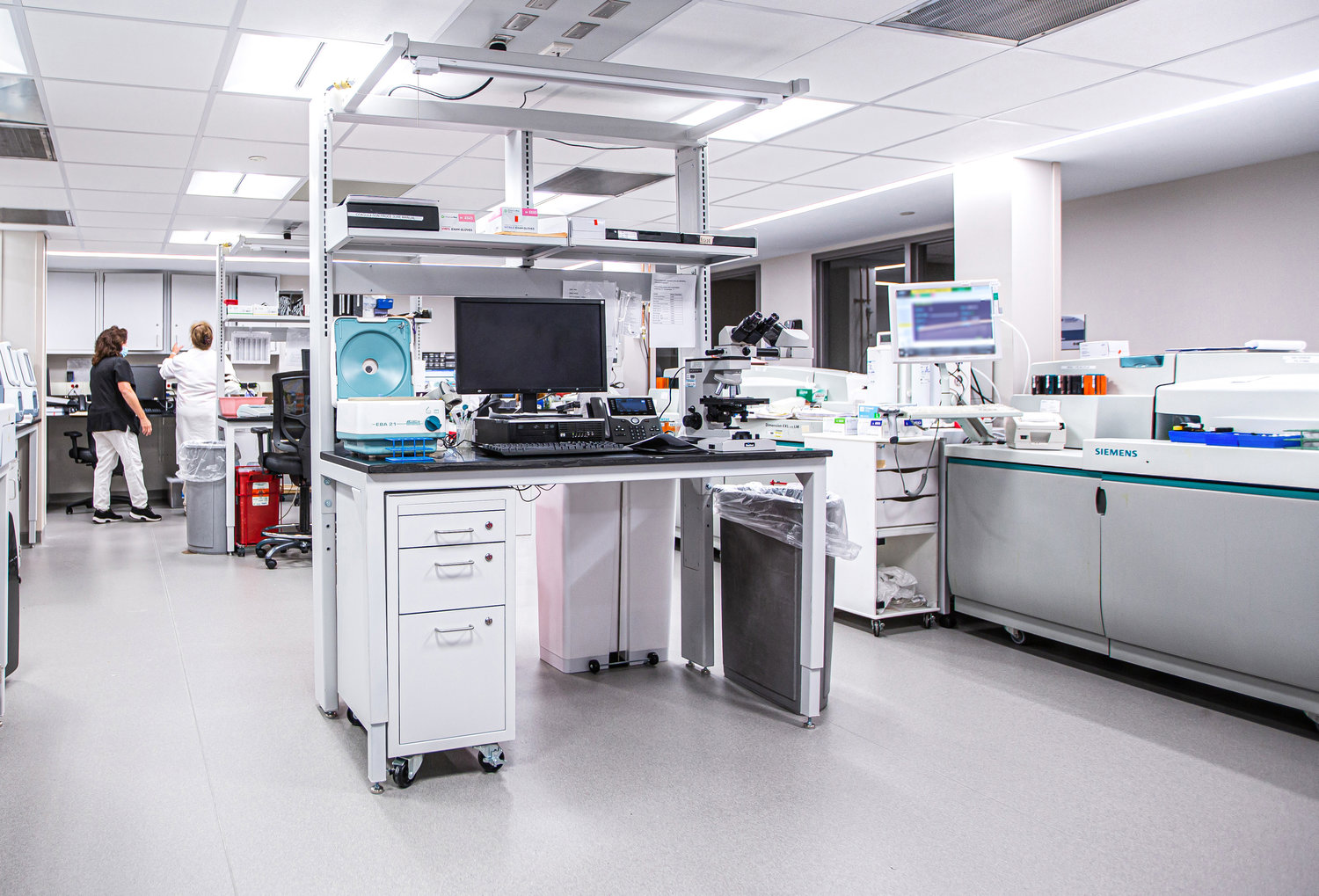 The new laboratory at Bon Secours Community Hospital.
